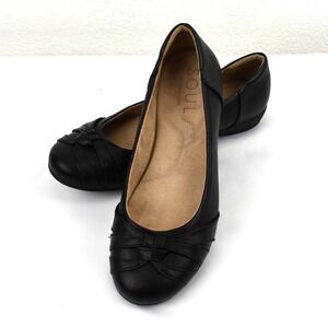 SOUL‎ Naturalizer Women's Slip On Ballet Dress Flats Black Size 7.5 Gently Used